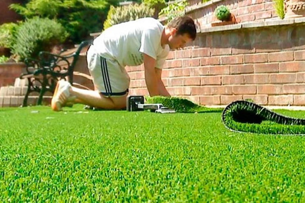 install artificial turf