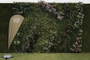 cesped y jardines verticales artificiales para evento